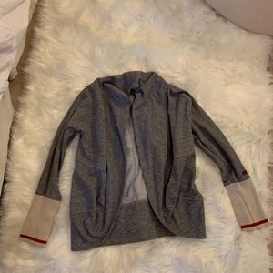 Roots grey cardigan